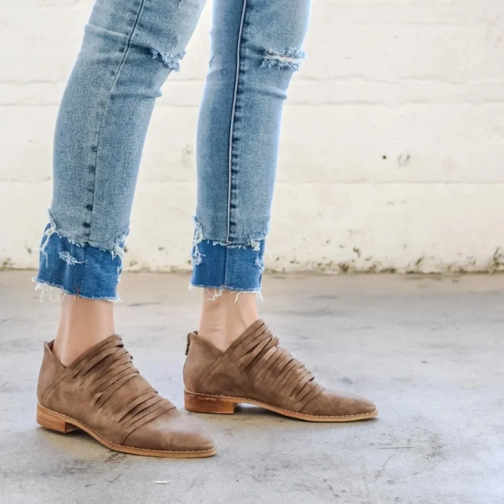 Free Soul Shredded Booties by Mi.iM